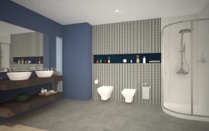 Baño creado con Quick3DPlan