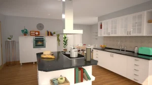 Cocina creada con Quick3DPlan